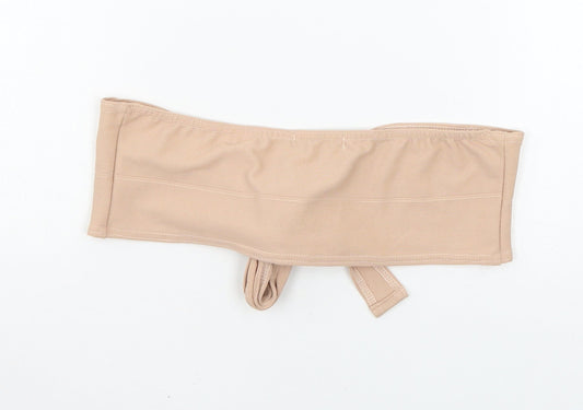 PRETTYLITTLETHING Womens Pink Jersey Basic Tank Size 4 - Bandeau