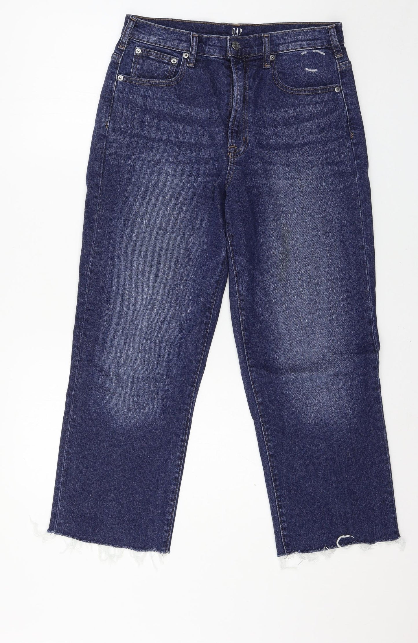 Gap Womens Blue Denim Straight Jeans Size 29 in L25 in