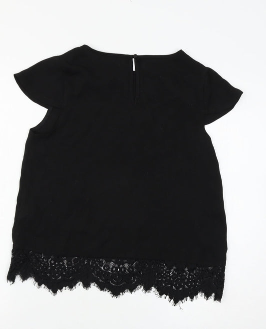 Zalora Womens Black Basic Blouse Size S