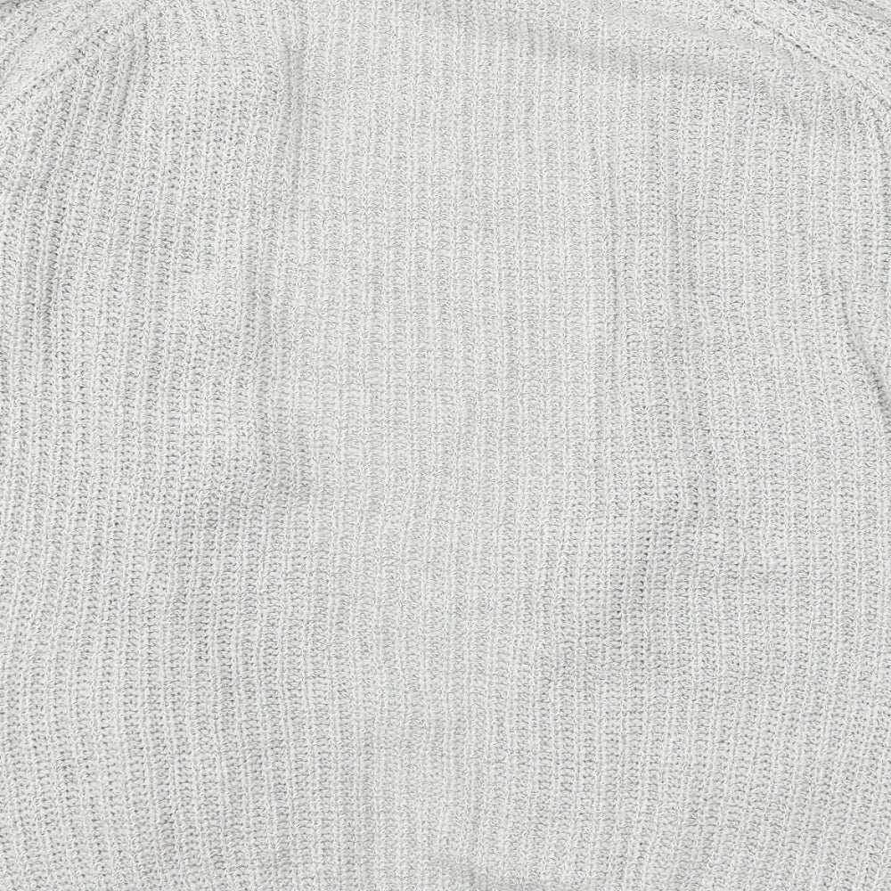 Matalan Womens Grey Knit Cardigan Jumper Size M