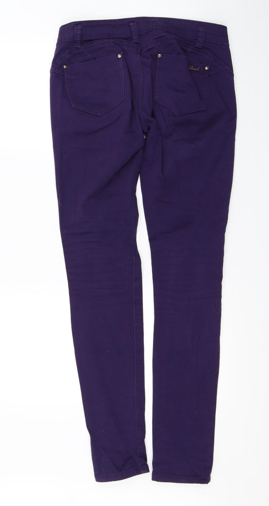 Reals Jeans Womens Purple Skinny Jeans Size 31 L31 in