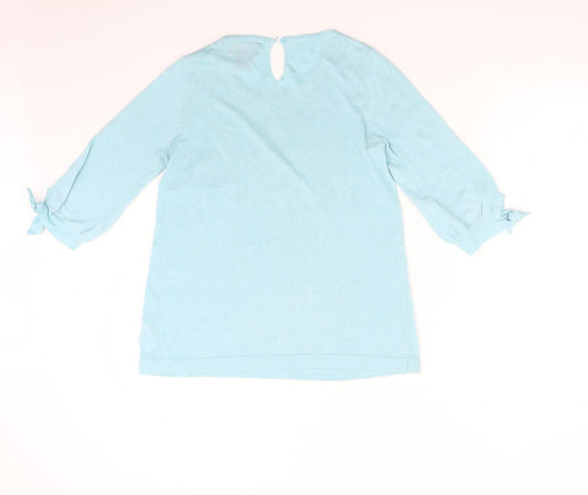 Nanette Womens Green Knit Pullover Jumper Size S