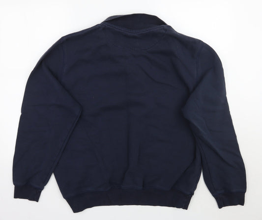 Easy Mens Blue Pullover Jumper Size XL