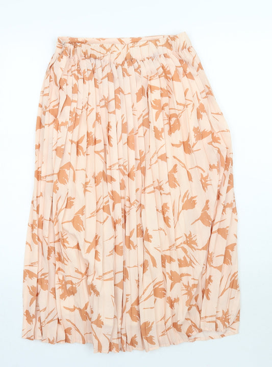 Mimi & daphne Womens Pink Geometric A-Line Skirt Size XS