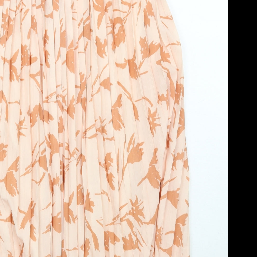 Mimi & daphne Womens Pink Geometric A-Line Skirt Size XS