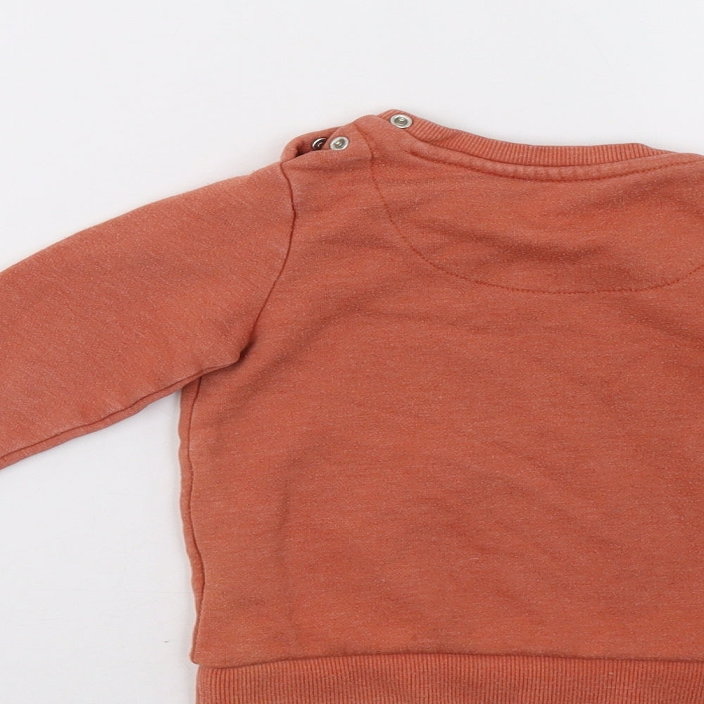 F&F Baby Orange Pullover Jumper Size 12-18 Months