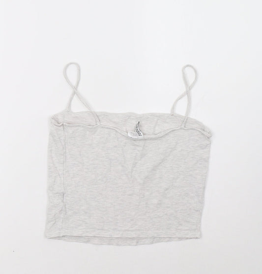 H&M Womens Grey Basic Tank Size M