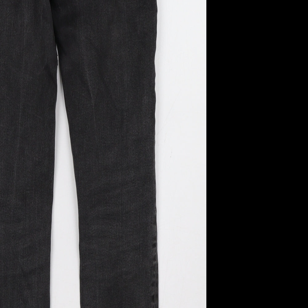 Marks and Spencer Womens Black Straight Jeans Size 8 L30 in