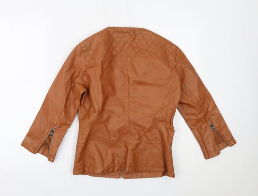 Calliope Womens Brown Jacket Size S