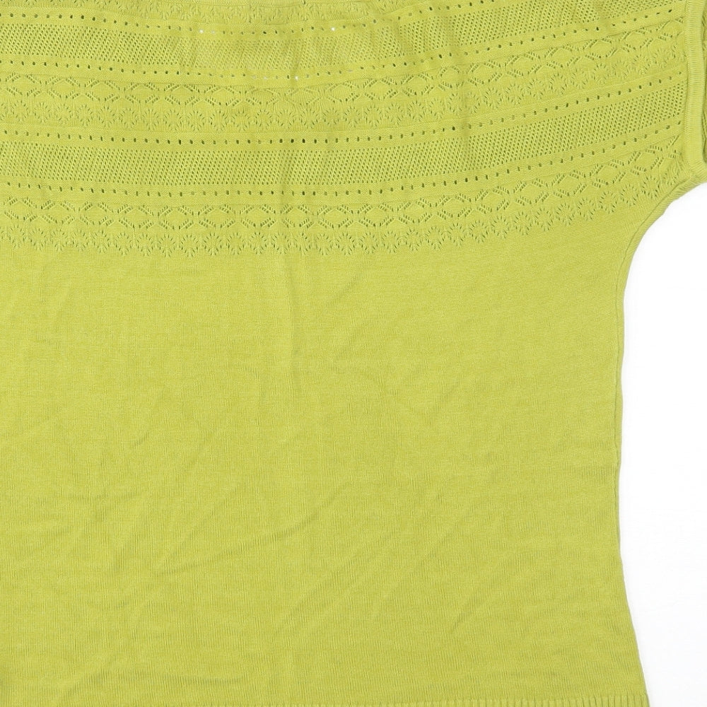 Debenhams Womens Green Basic Blouse Size 14