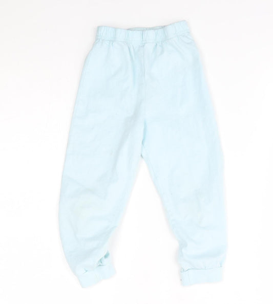 Matalan Girls Blue Pyjama Pants Size 3-4 Years