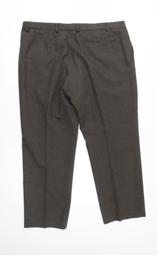 M&S Womens Grey Trousers Size 40 L29 in