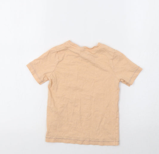 TU Girls Beige Basic T-Shirt Size 2-3 Years