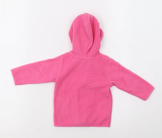 George Baby Pink Full Zip Jumper Size 0-3 Months