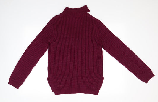 Red Herring Womens Purple Pullover Jumper Size 8
