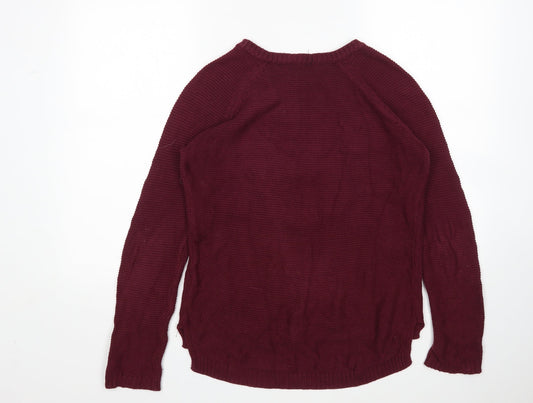 Stradivarius Womens Purple Pullover Jumper Size S
