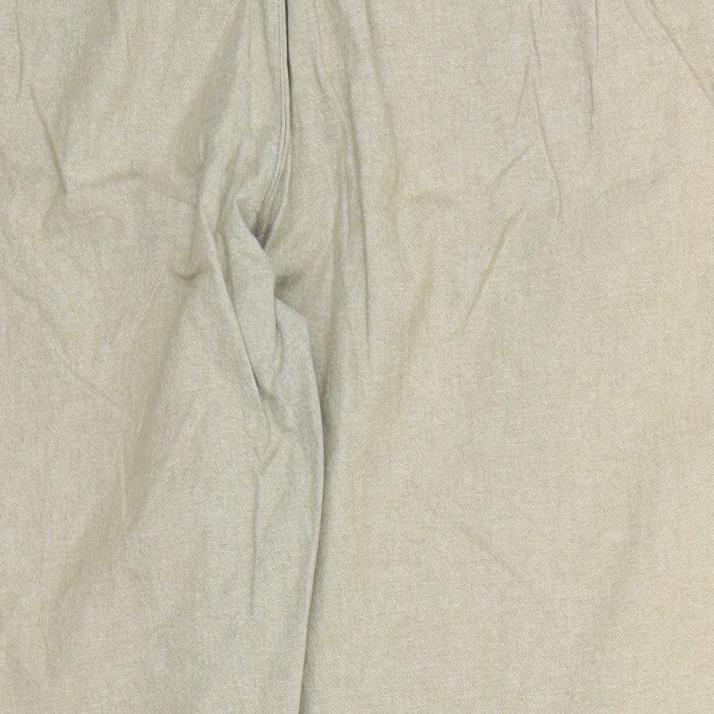 EWM Womens Beige Trousers Size 16 L26 in