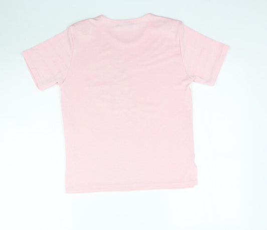 Pure & Natural Womens Pink Basic T-Shirt Size 10