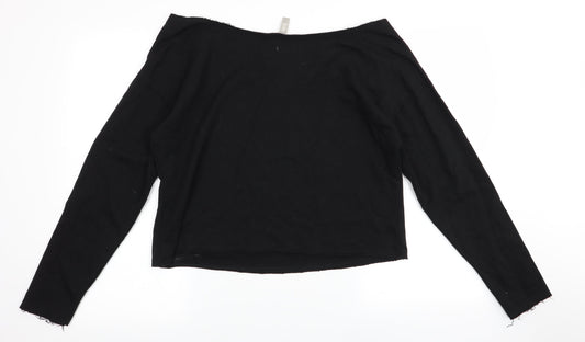ASOS Womens Black Pullover Jumper Size 10
