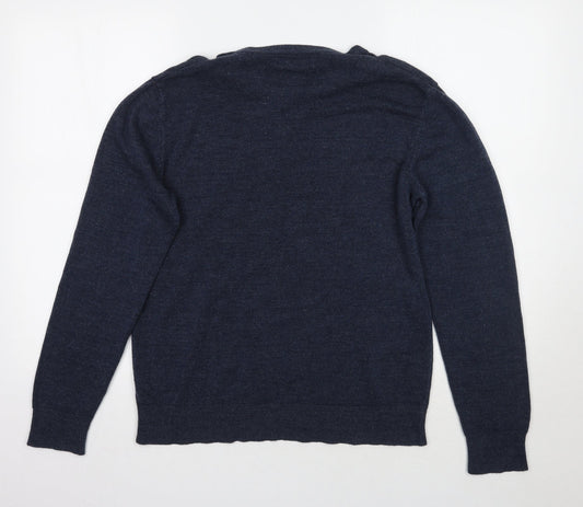 Primark Mens Blue Pullover Jumper Size L