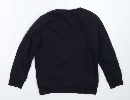 F&F Boys Blue Pullover Sweatshirt Size 7-8 Years
