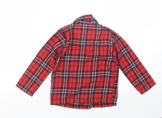 In the Style Girls Red Check Basic Button-Up Size 4 Years