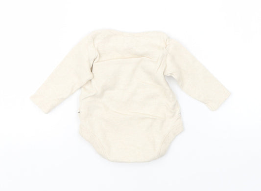 Disney Baby Girls Beige Babygrow One-Piece Size 0-3 Months - Mickey and Minnie Mouse