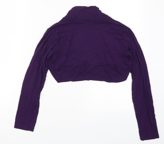 Body2Body Womens Purple Cardigan Jumper Size 8