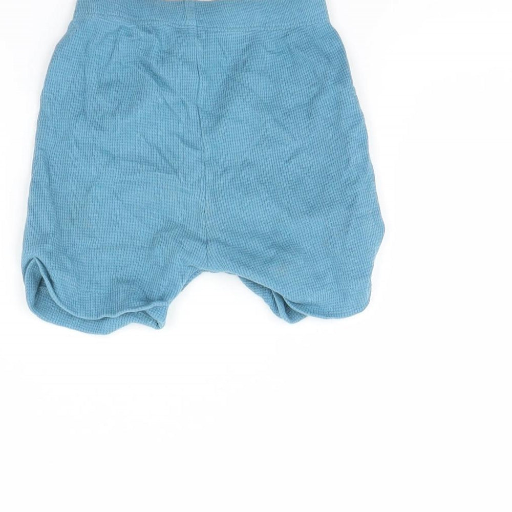 TU Girls Blue Cropped Trousers Size 9 Months