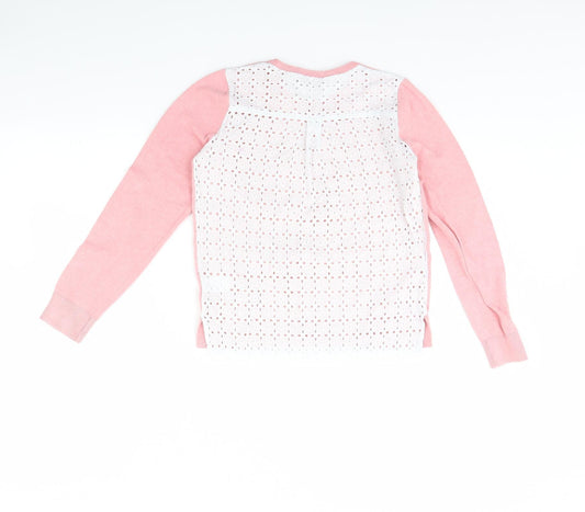 I Love Girls Wear Girls Pink Pullover Jumper Size 11 Years