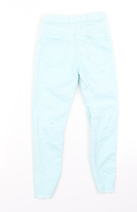 Matalan Girls Blue Denim Skinny Jeans Size 6 Years