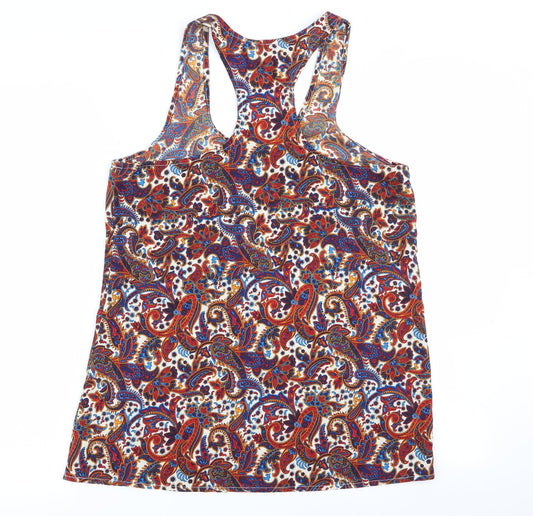influence Womens Multicoloured Geometric Basic Blouse Size 8