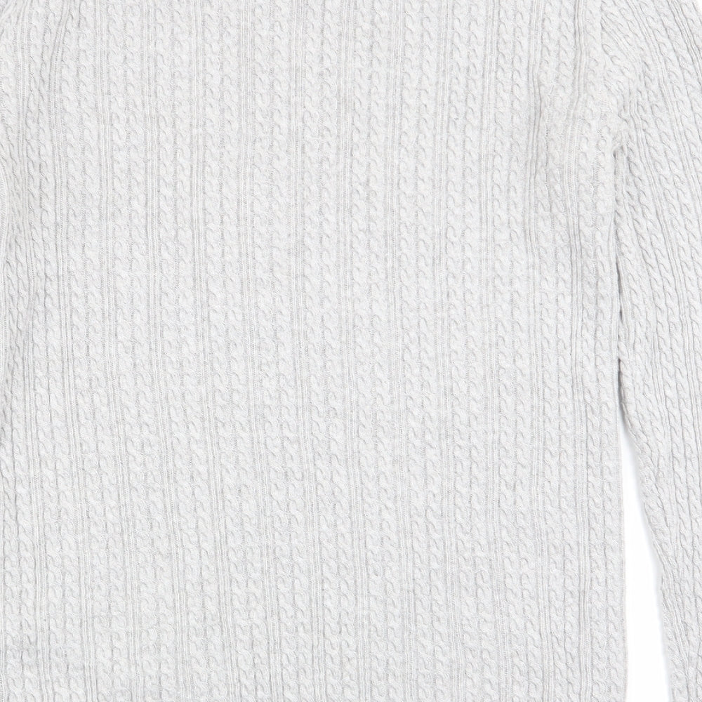 ASOS Mens Grey Pullover Jumper Size S