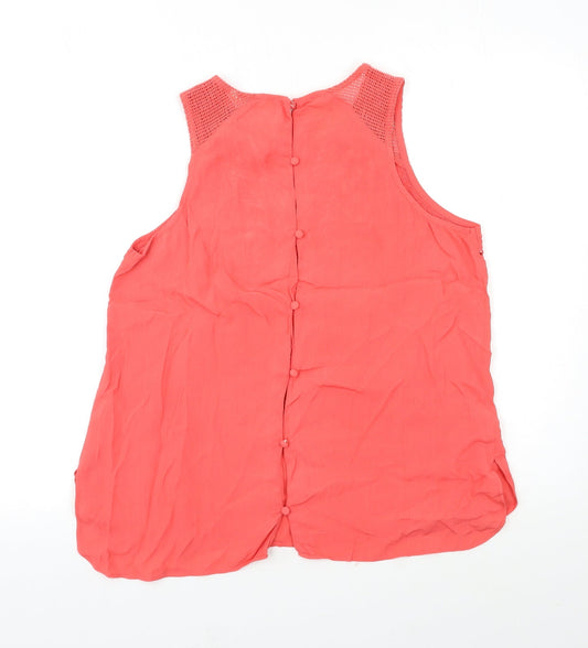 River Island Womens Pink Basic Tank Size 10