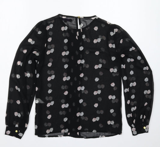 Sugarhill Womens Black Basic Blouse Size XS