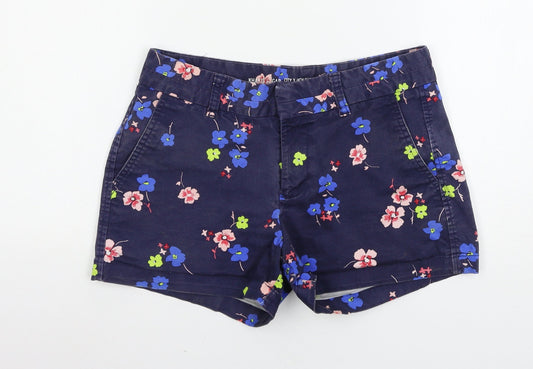 Gap Womens Blue Floral  Sailor Shorts Size 28 in