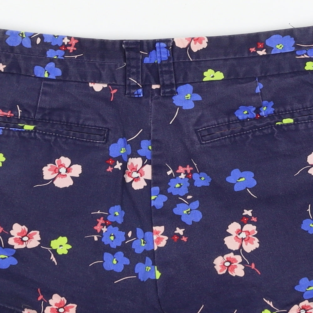 Gap Womens Blue Floral  Sailor Shorts Size 28 in