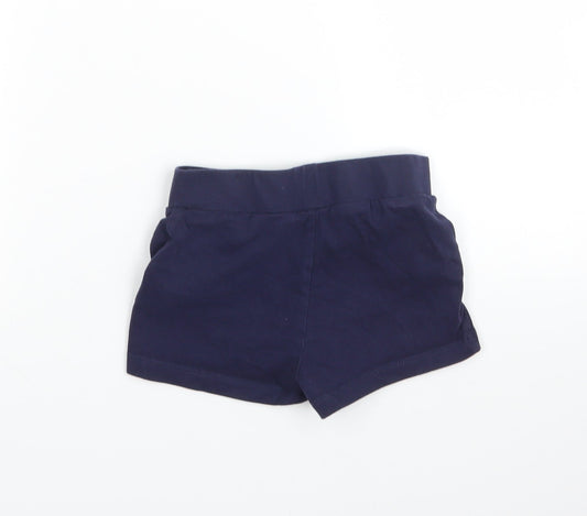 George Girls Blue Cut-Off Shorts Size 4-5 Years