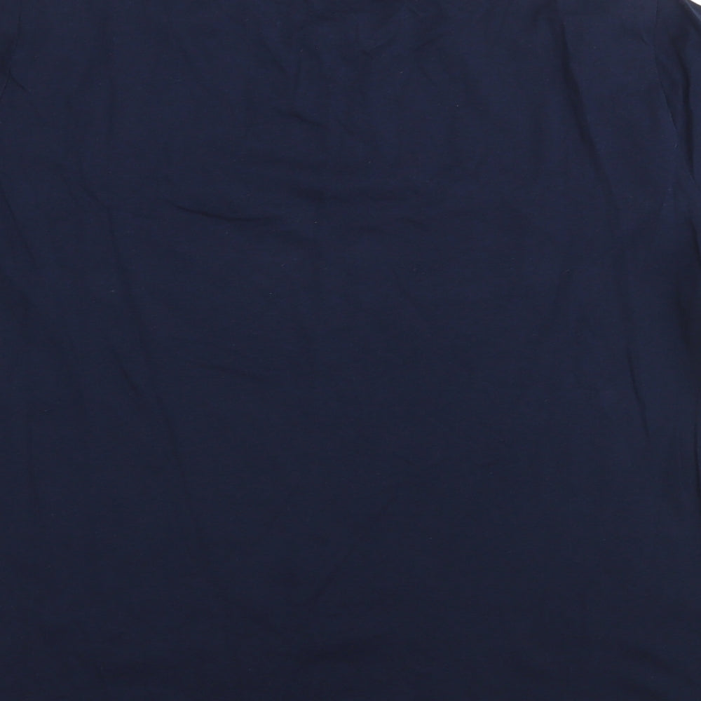 M&S Mens Blue T-Shirt Size 14