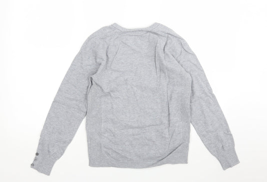 Matalan Womens Grey Pullover Jumper Size 12