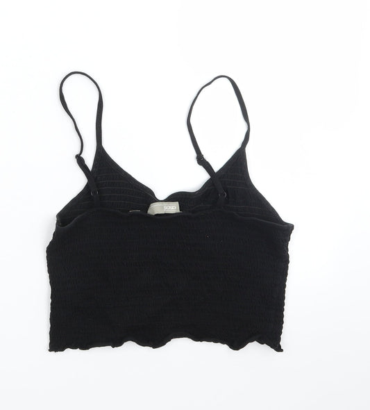 ASOS Womens Black Basic T-Shirt Size 10