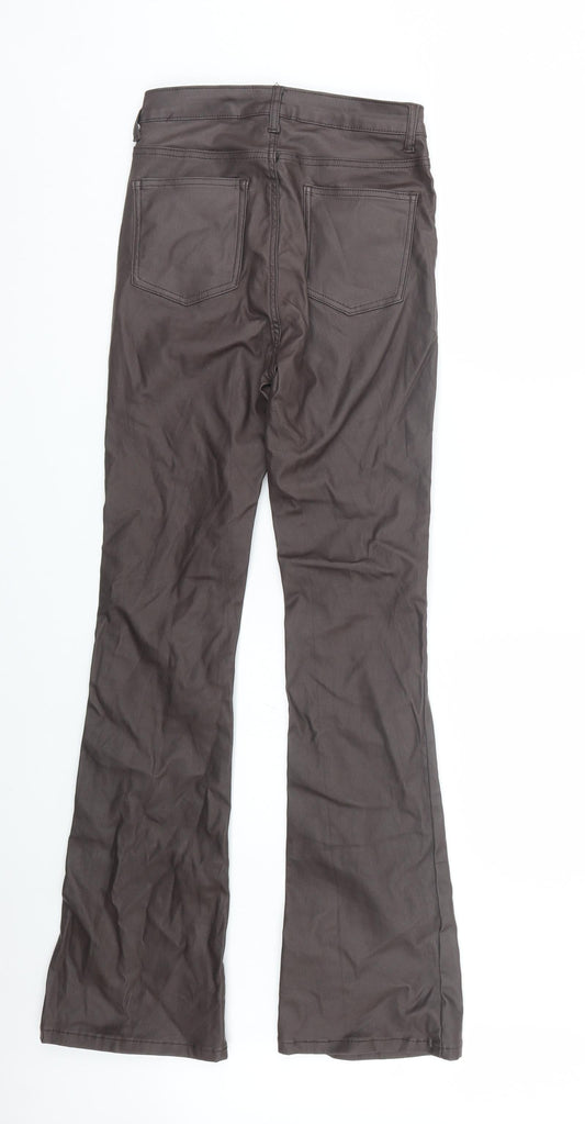 PRETTYLITTLETHING Womens Brown Capri Jeans Size 8 L31 in