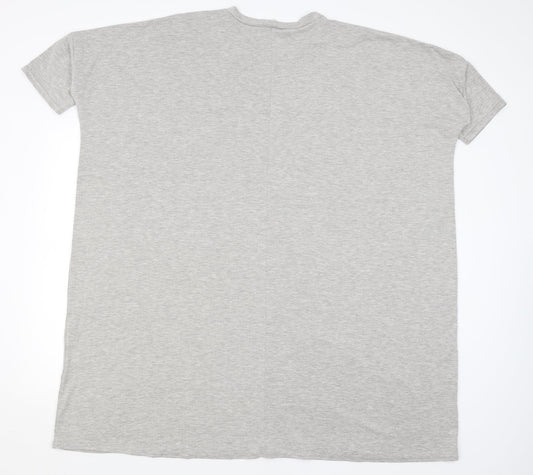 Daisy & Horidge Womens Grey T-Shirt Dress Size XL