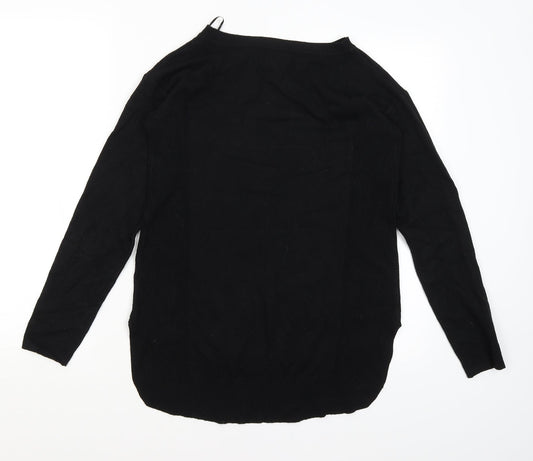 Preworn Womens Black Pullover Jumper Size M