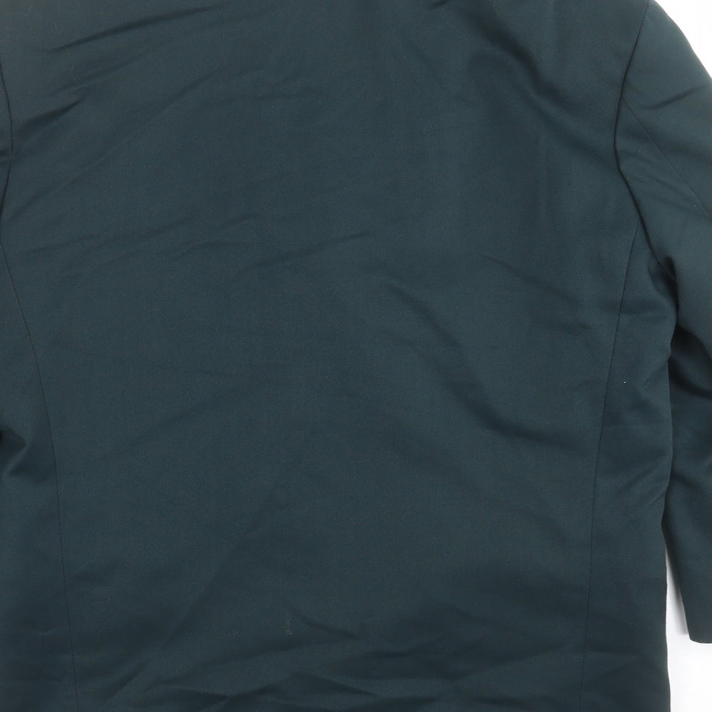 Browns Mens Green Jacket Suit Jacket Size 38
