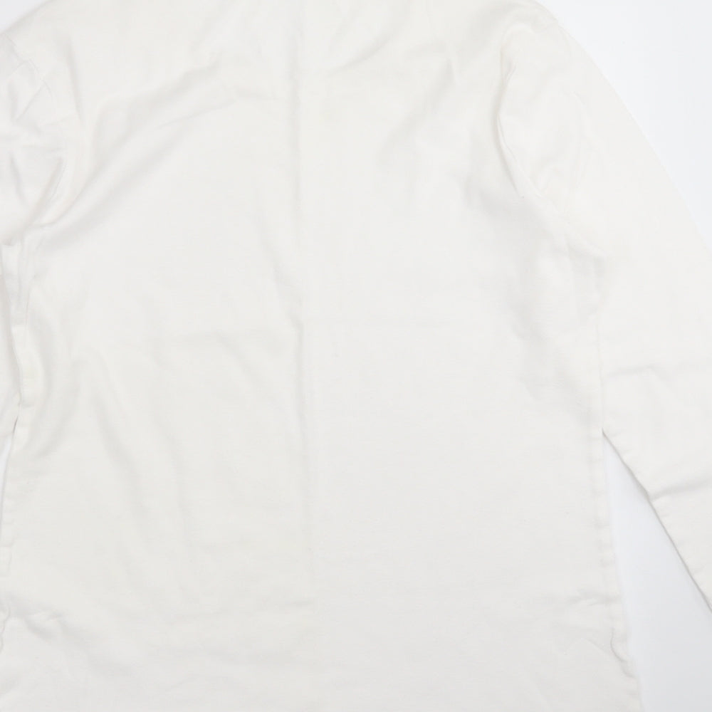 Dorothy Perkins Womens Ivory Basic T-Shirt Size 16