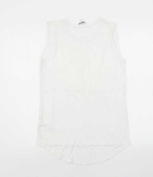 New Look Girls White Basic T-Shirt Size 12-13 Years