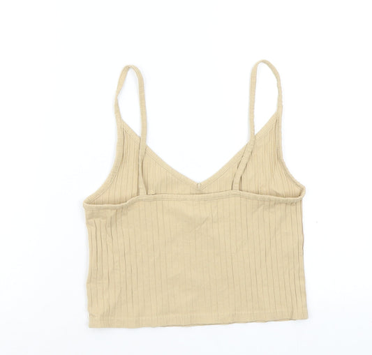 H&M Womens Beige Basic Tank Size S