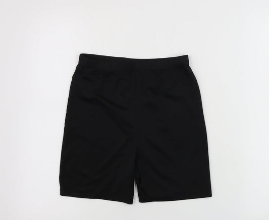 SheIn Womens Black Sweat Shorts Size S