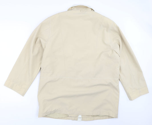 Canda Womens Beige Overcoat Coat Size 16